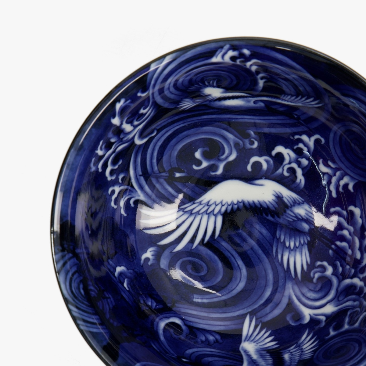 Japonism Crane Skål "Blue Tayo Bowl" - Tokyo design studio — bilde 3