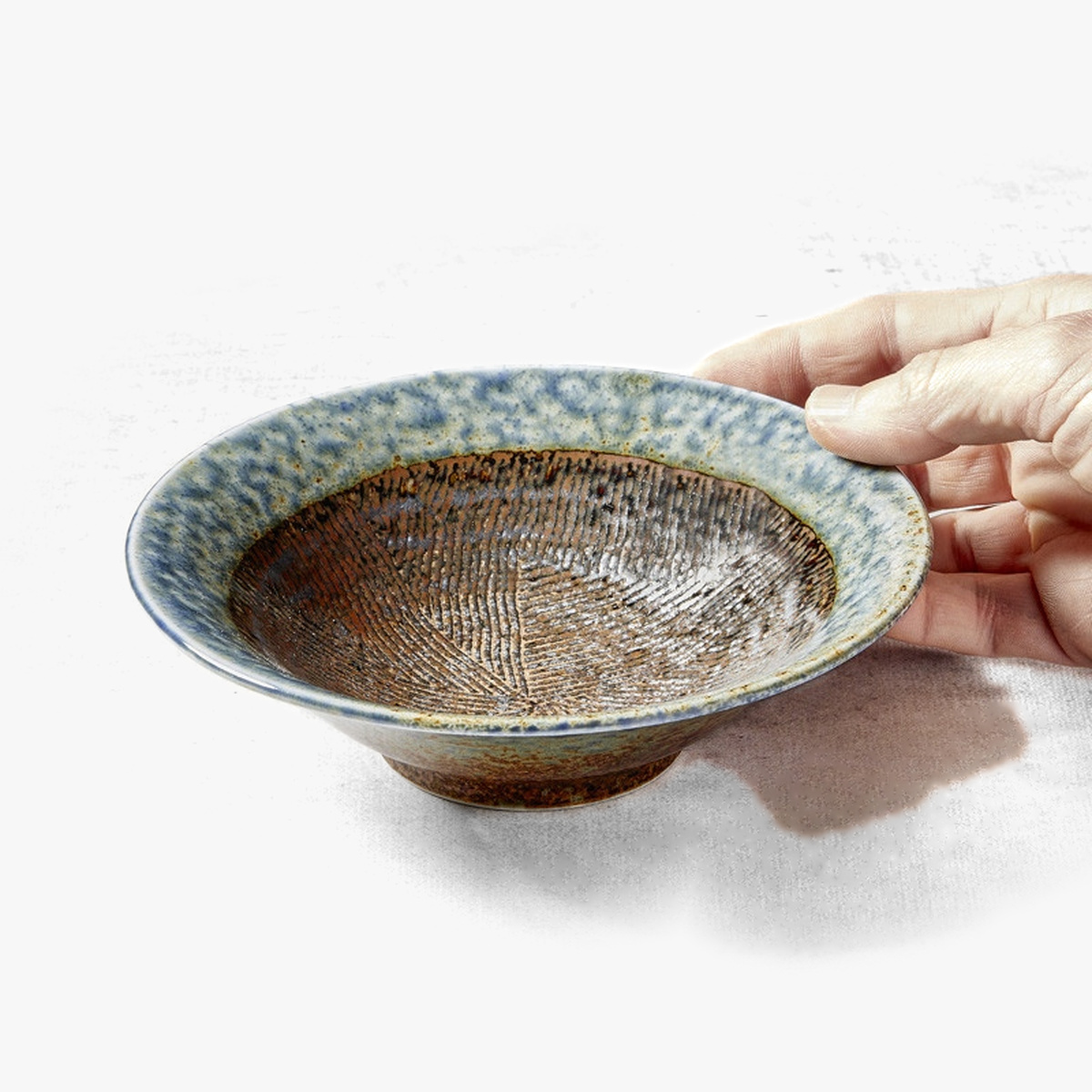 Sashimi skål, "river", lys blå — bilde 3