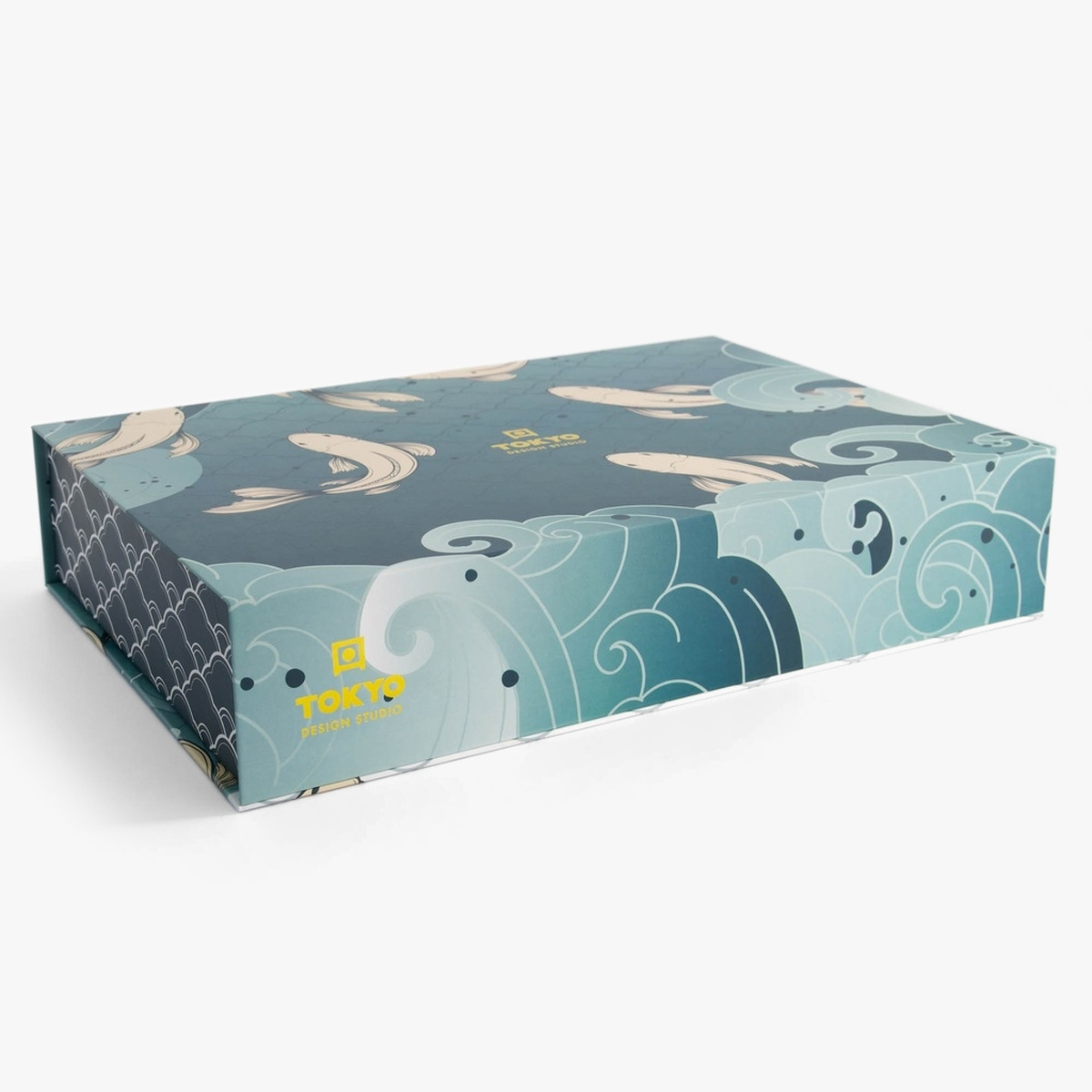 Glossy turkis sushisett 8 deler i gaveeske - Tokyo design studio — bilde 4