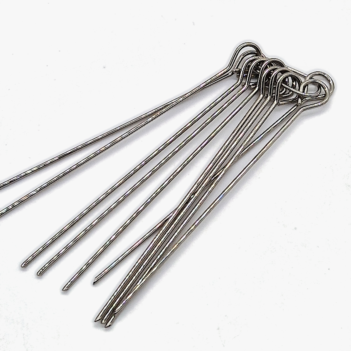Matpinne til fingermat og kjøtt, 10cm, rustfritt stål - WEIS — bilde 2