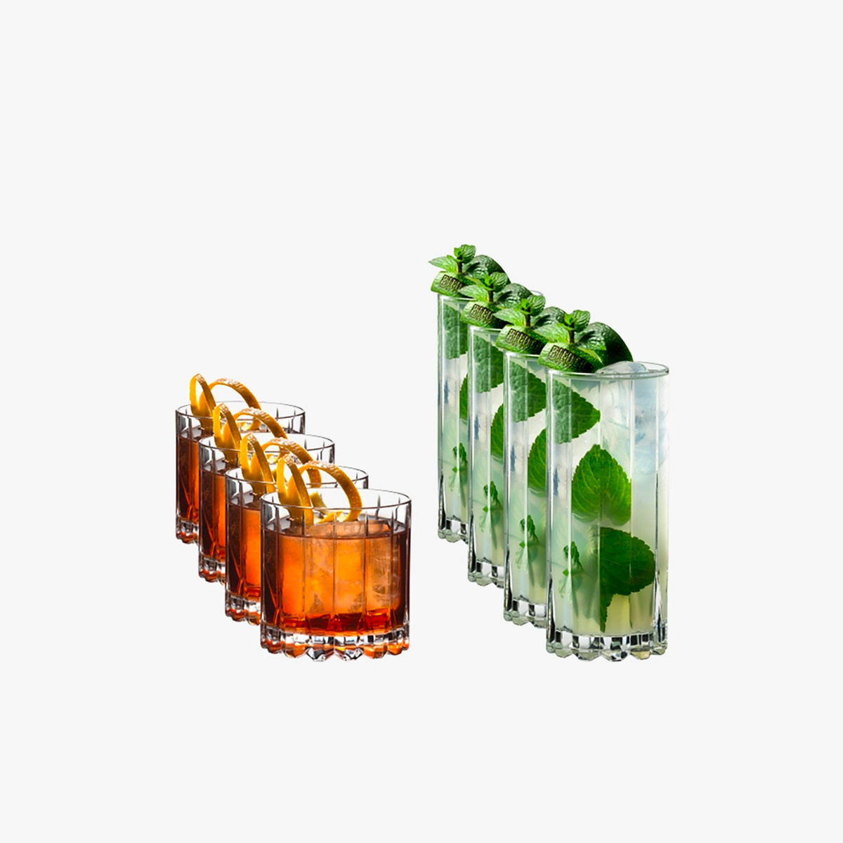 Highball, 4 Stk. og Rocks, 4 Stk - RIEDEL — bilde 1