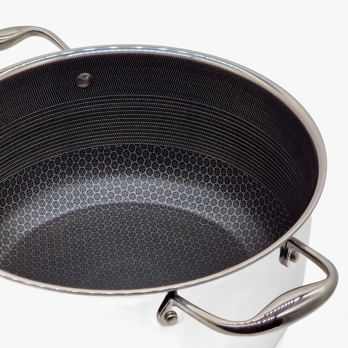 Gryte med lokk, 7,6 ltr, hybrid - HEXCLAD — bilde 2