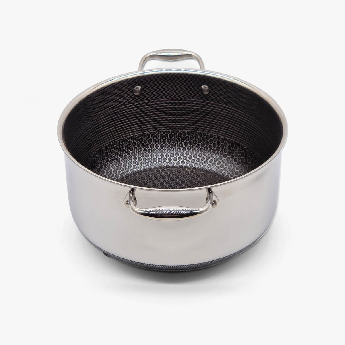 Gryte med lokk, 7,6 ltr, hybrid - HEXCLAD — bilde 3