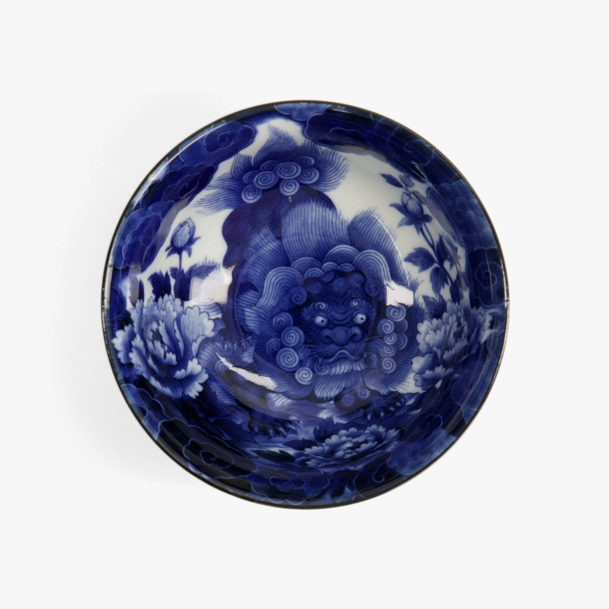 Japonism Lion Skål "Blue Tayo Bowl" - Tokyo design studio — bilde 2