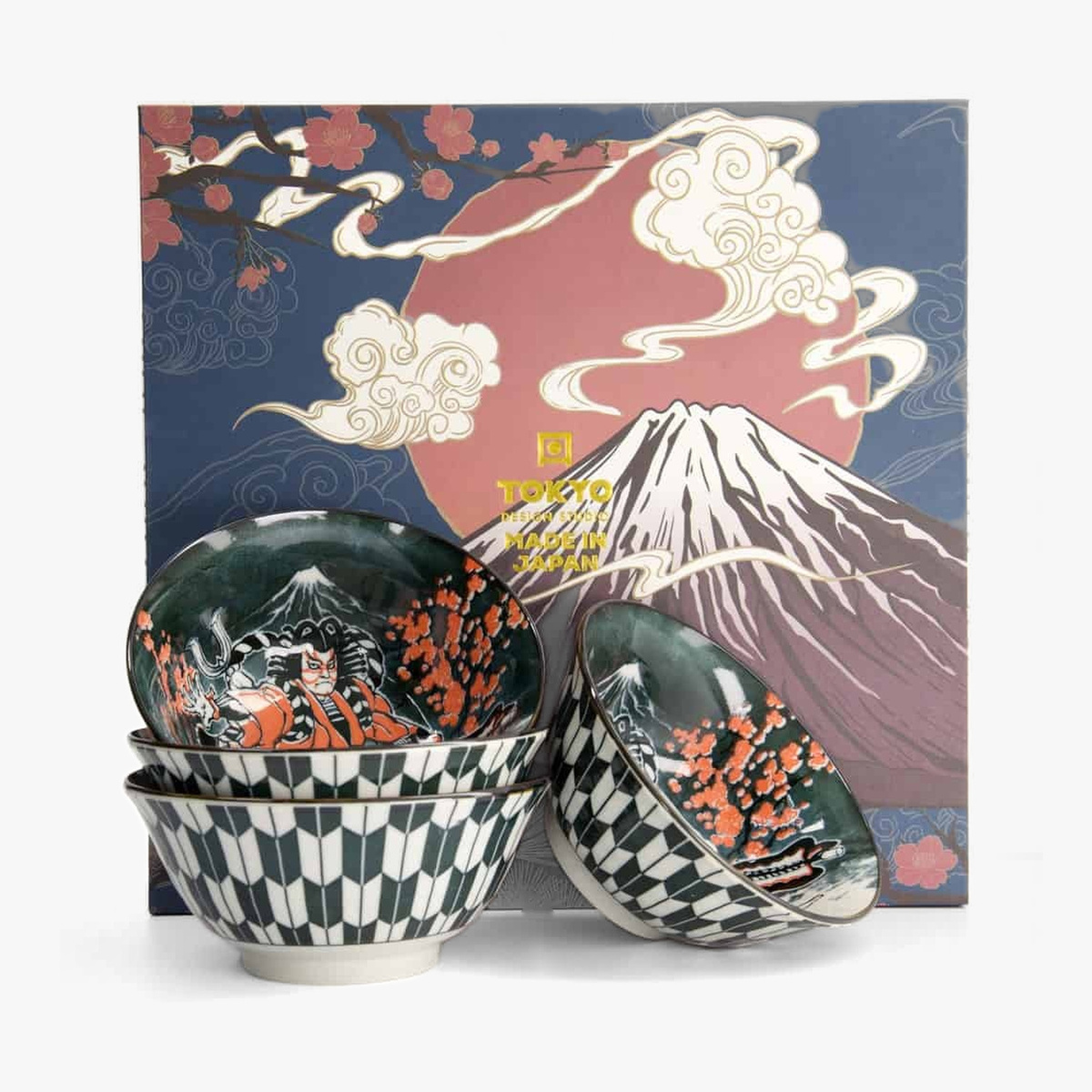 Tayo Skåler "Samurai Kabuki" (4 stk.) - Tokyo design studio — bilde 2