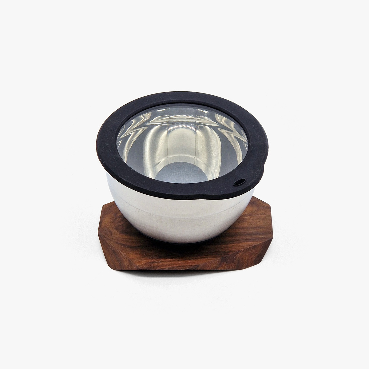Lokk i glass og silikon, 16cm, til bakebolle - WEIS — bilde 2