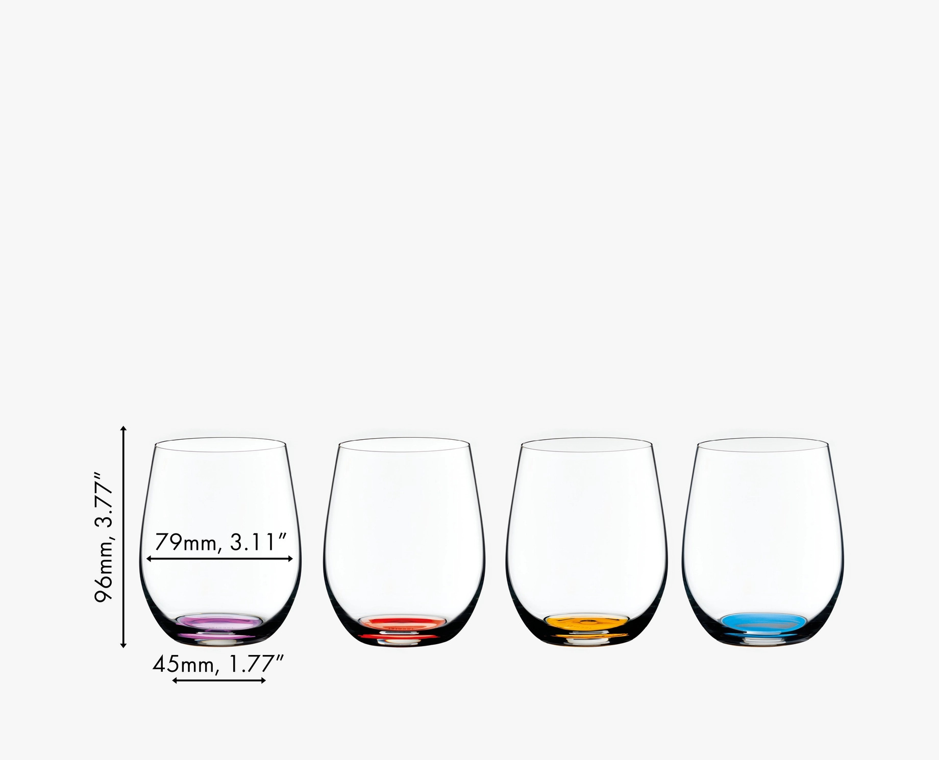Vannglass, 4stk, O´Happy Vol. 2 - RIEDEL — bilde 3