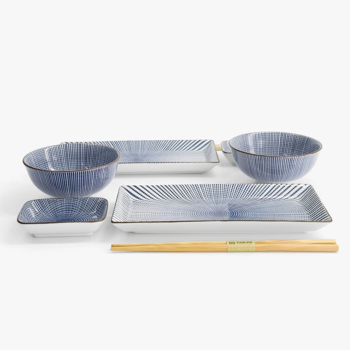 "Sendan Tokusa" sushisett 6 deler i gaveeske – Tokyo design studio — bilde 5