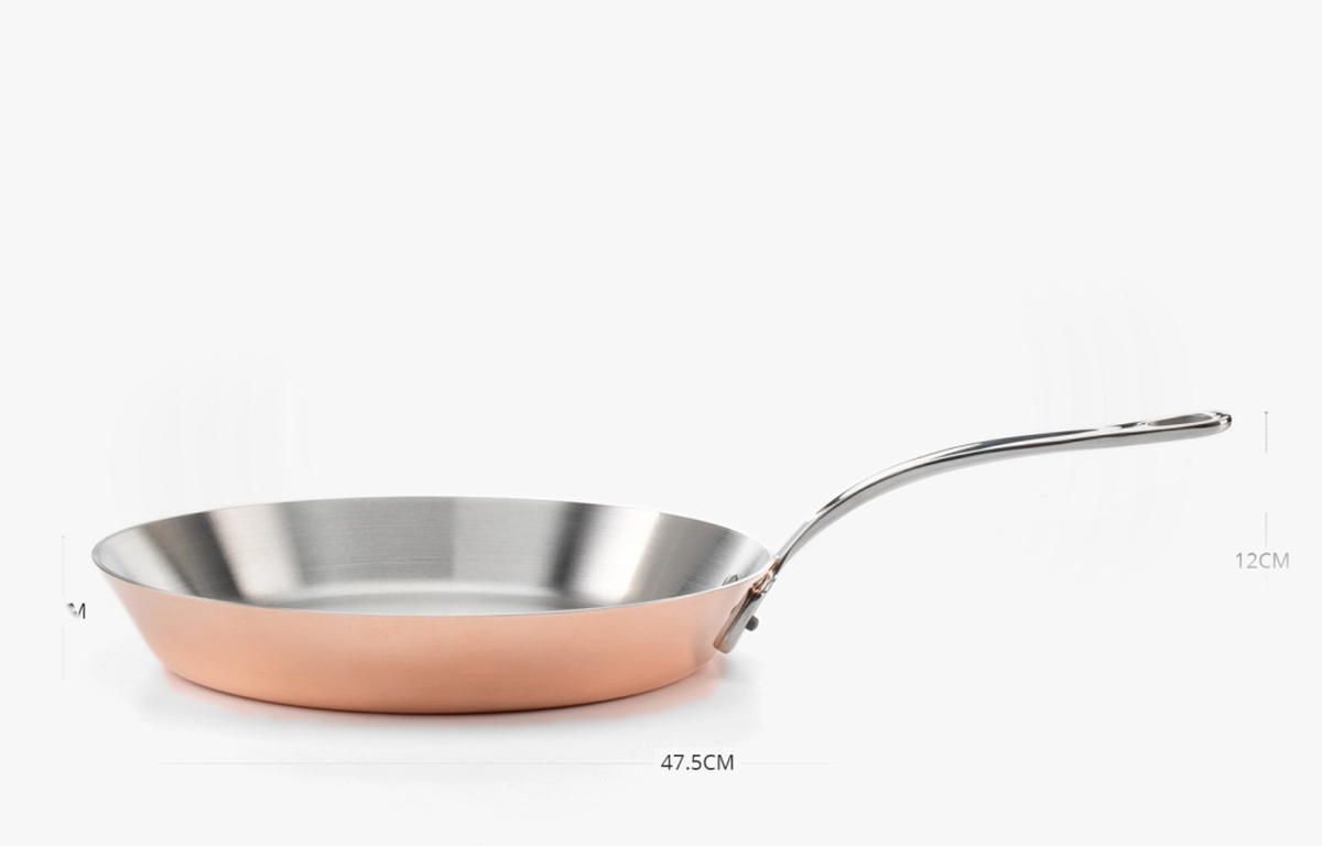 Stekepanne 28cm, kobber/induksjon - Samuel Groves — bilde 7