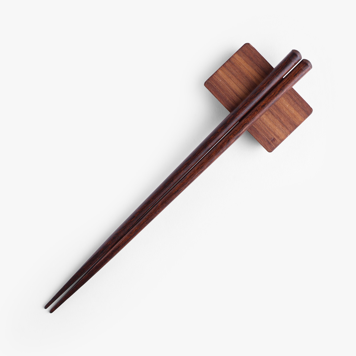 Spisepinner, brunt tre, 23cm, 5 par - KAWAI — bilde 2