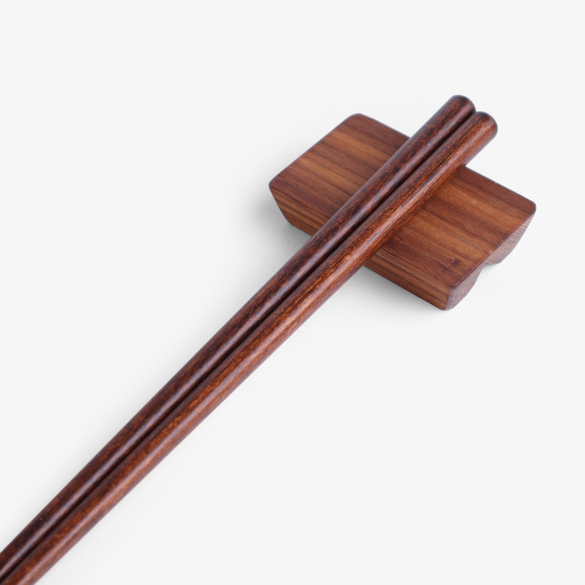 Spisepinner, brunt tre, 23cm, 5 par - KAWAI — bilde 3
