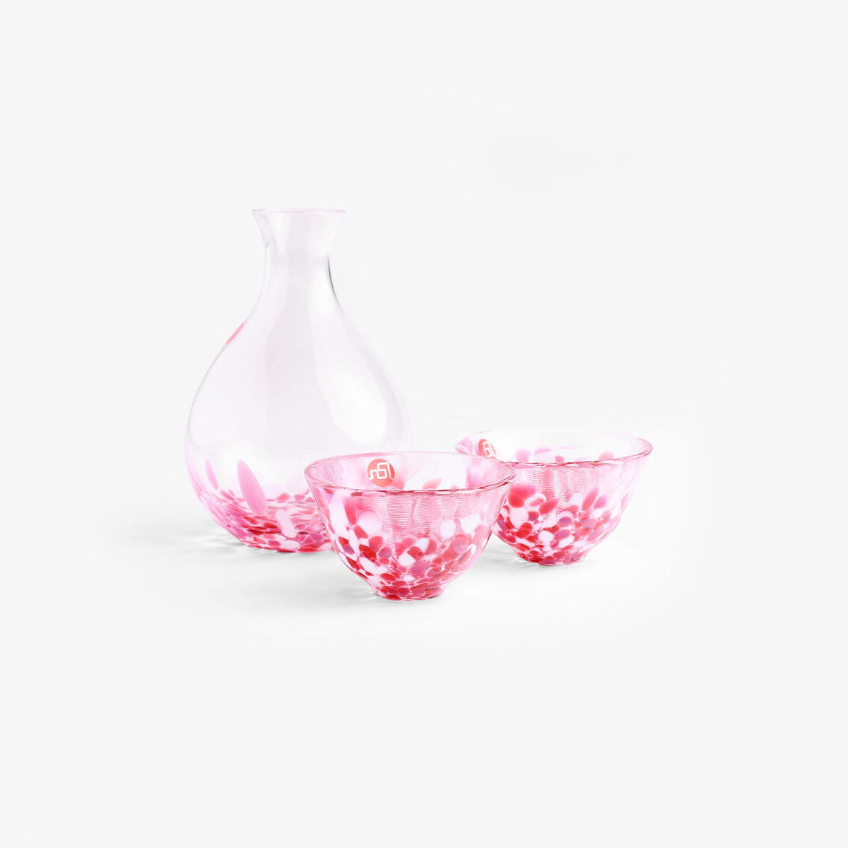 Sake sett, 2 glass + karaffel - SAKURA — bilde 1