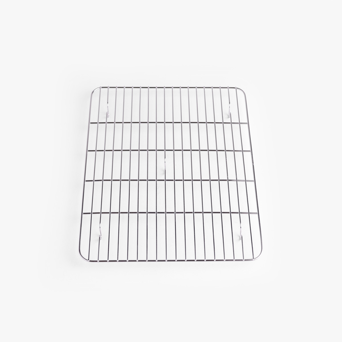 Rist til stålbrett, finmasket, 18-8 rustfritt stål, 21,5×28,5cm - KOINU — bilde 2