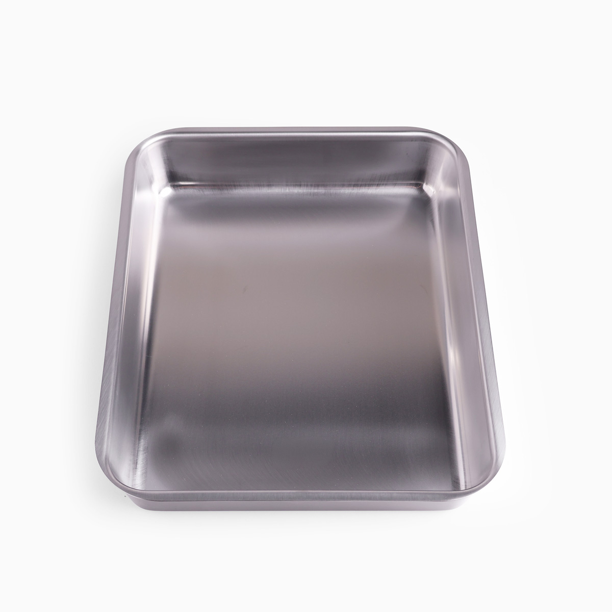 Stålbrett i rustfritt 18-8 stål med flat kant, 25,6×32,6cm - KOINU — bilde 2