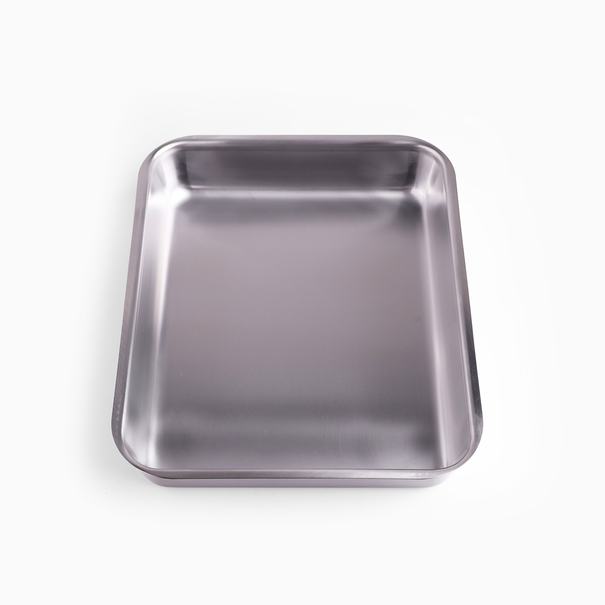 Stålbrett i rustfritt 18-8 stål med flat kant, 23,5×30,1cm - KOINU — bilde 2