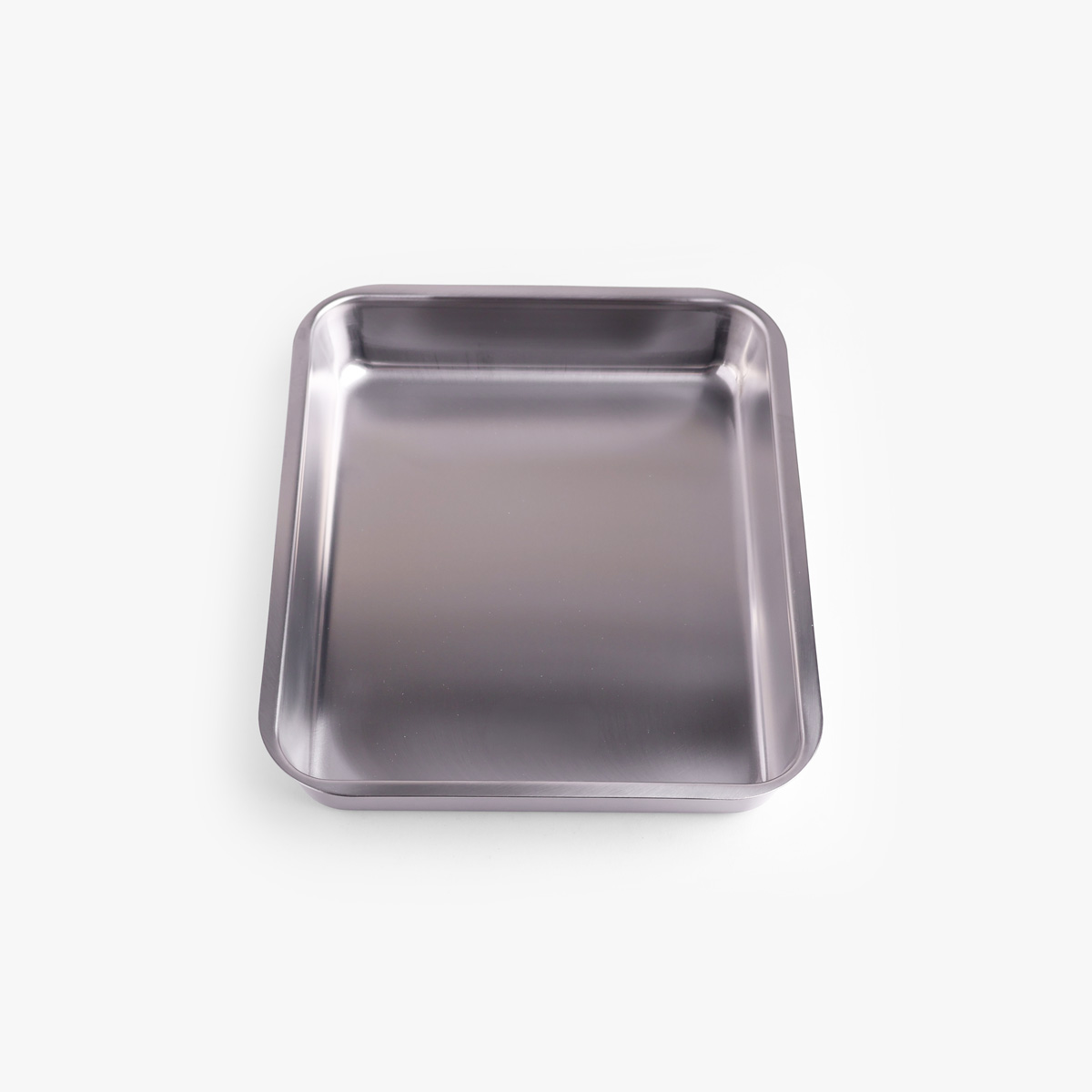 Stålbrett i rustfritt 18-8 stål med flat kant, 20,5×25,5cm - KOINU — bilde 2
