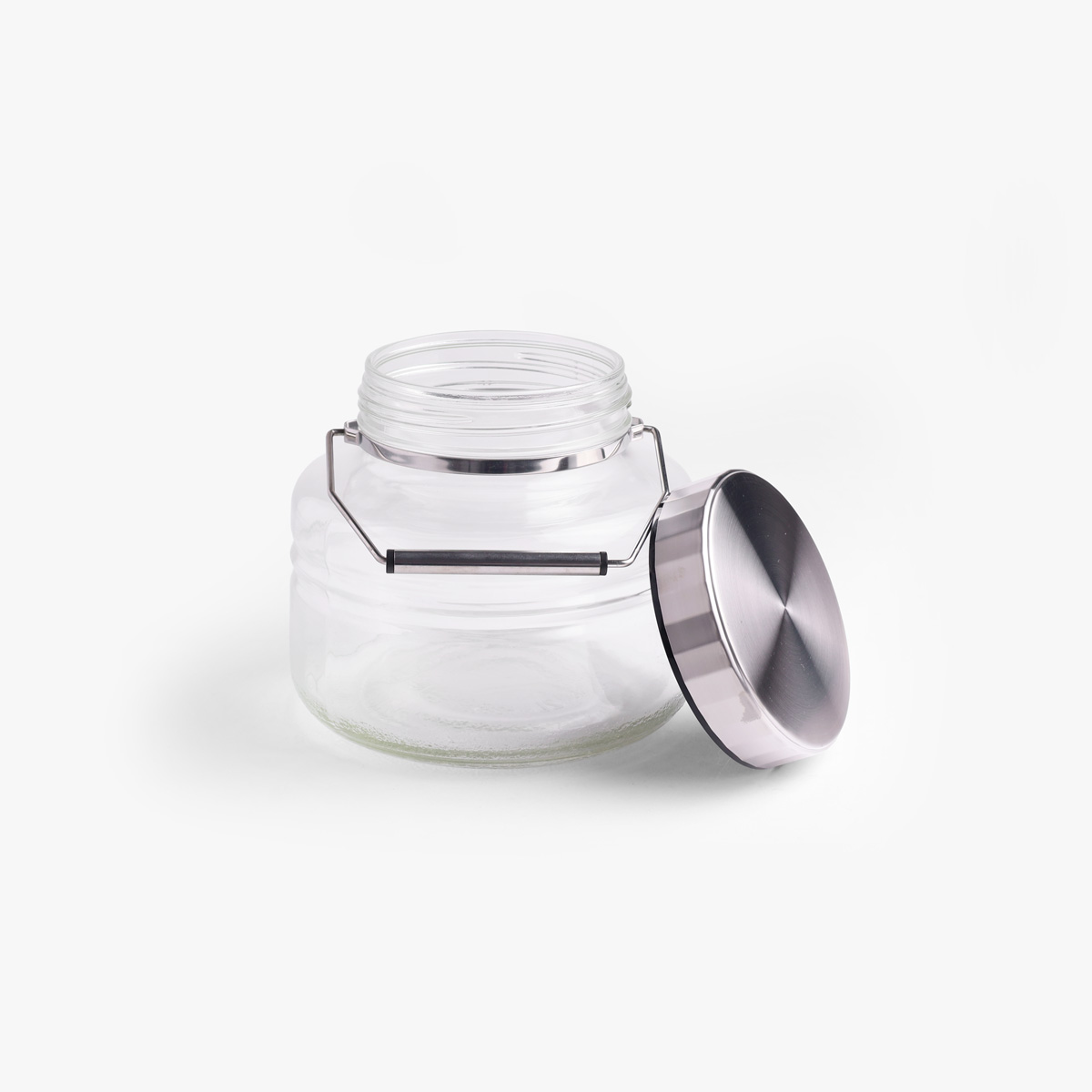 Sylteglass med metallokk, 2 liter - Aderia — bilde 2