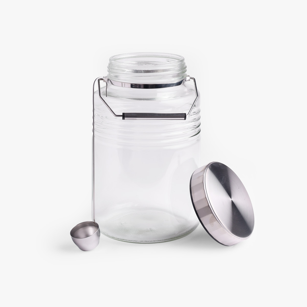 Sylteglass med metallokk, 4 liter - Aderia — bilde 2