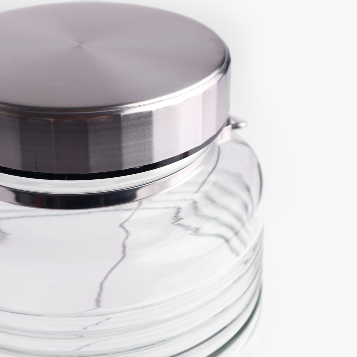 Sylteglass med metallokk, 4 liter - Aderia — bilde 3