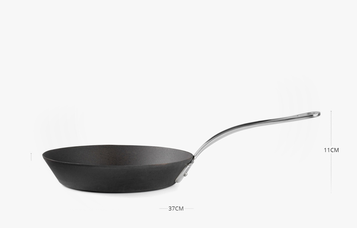 Stekepanne 20cm, karbonstål - Samuel Groves — bilde 3