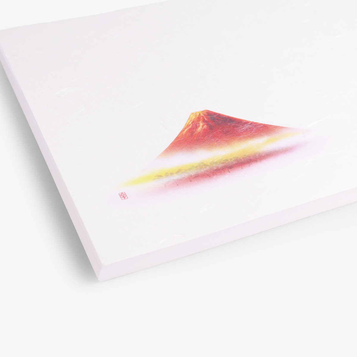 Kaiseki-matte, washi, rød Fuji, 100 stk (shaku-3) — bilde 2