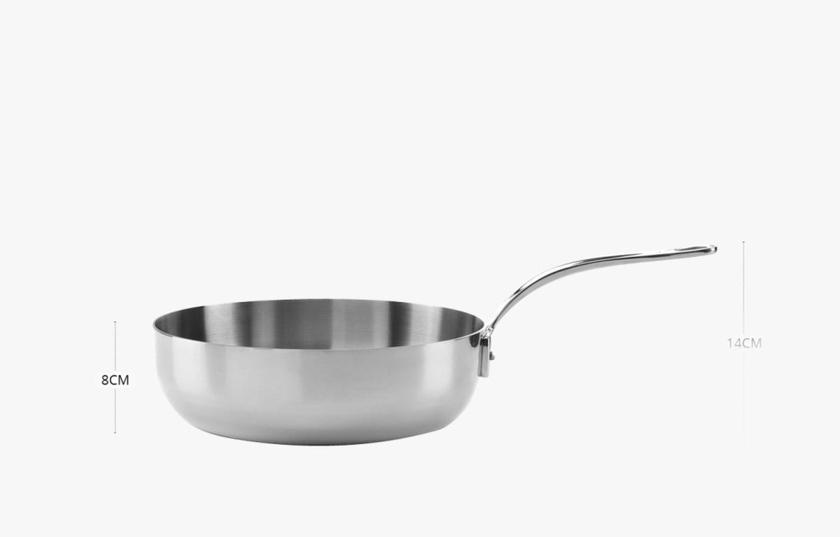 Sautépanne 2.5L, "classic stainless" - Samuel Groves — bilde 4