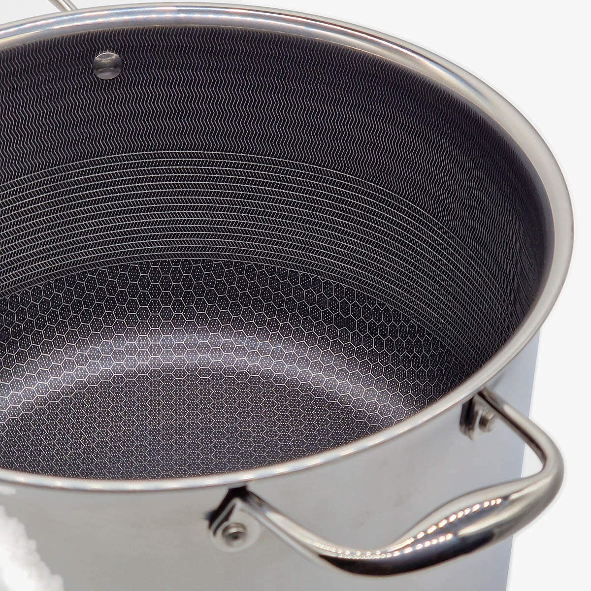 Gryte med lokk, 9,5 ltr, hybrid - HEXCLAD — bilde 3