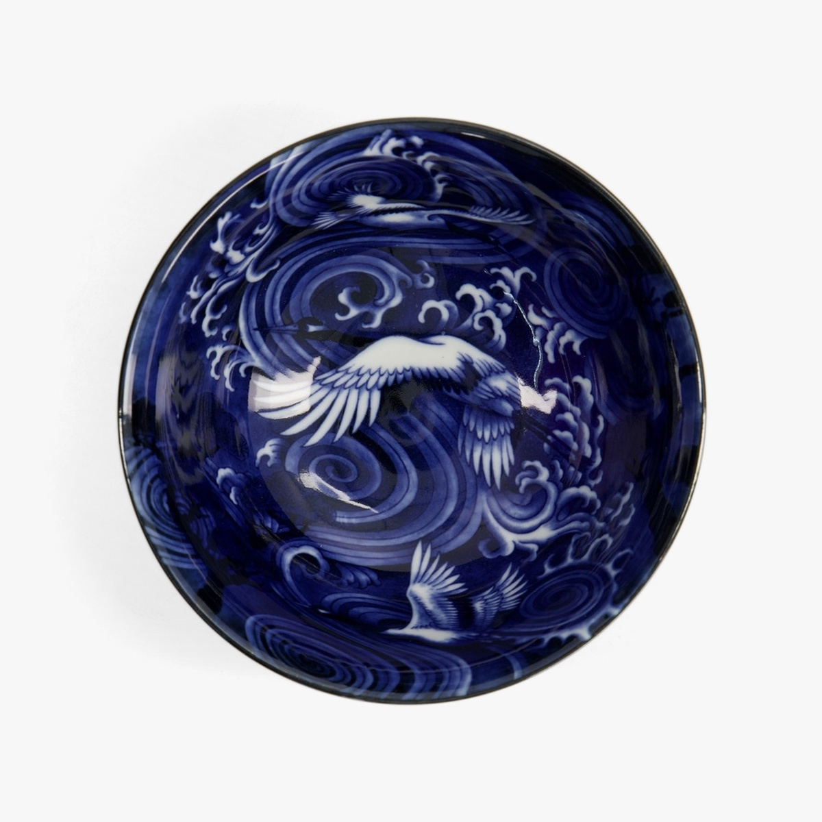 Japonism Crane Skål "Blue Tayo Bowl" - Tokyo design studio — bilde 4