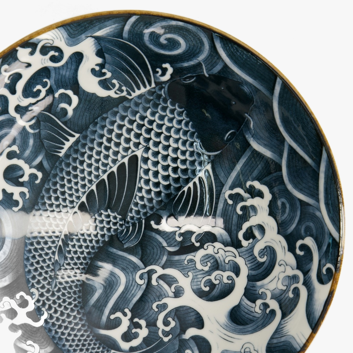 Japonism Carp Skål "Black Menbachi Bowl" - Tokyo design studio — bilde 4