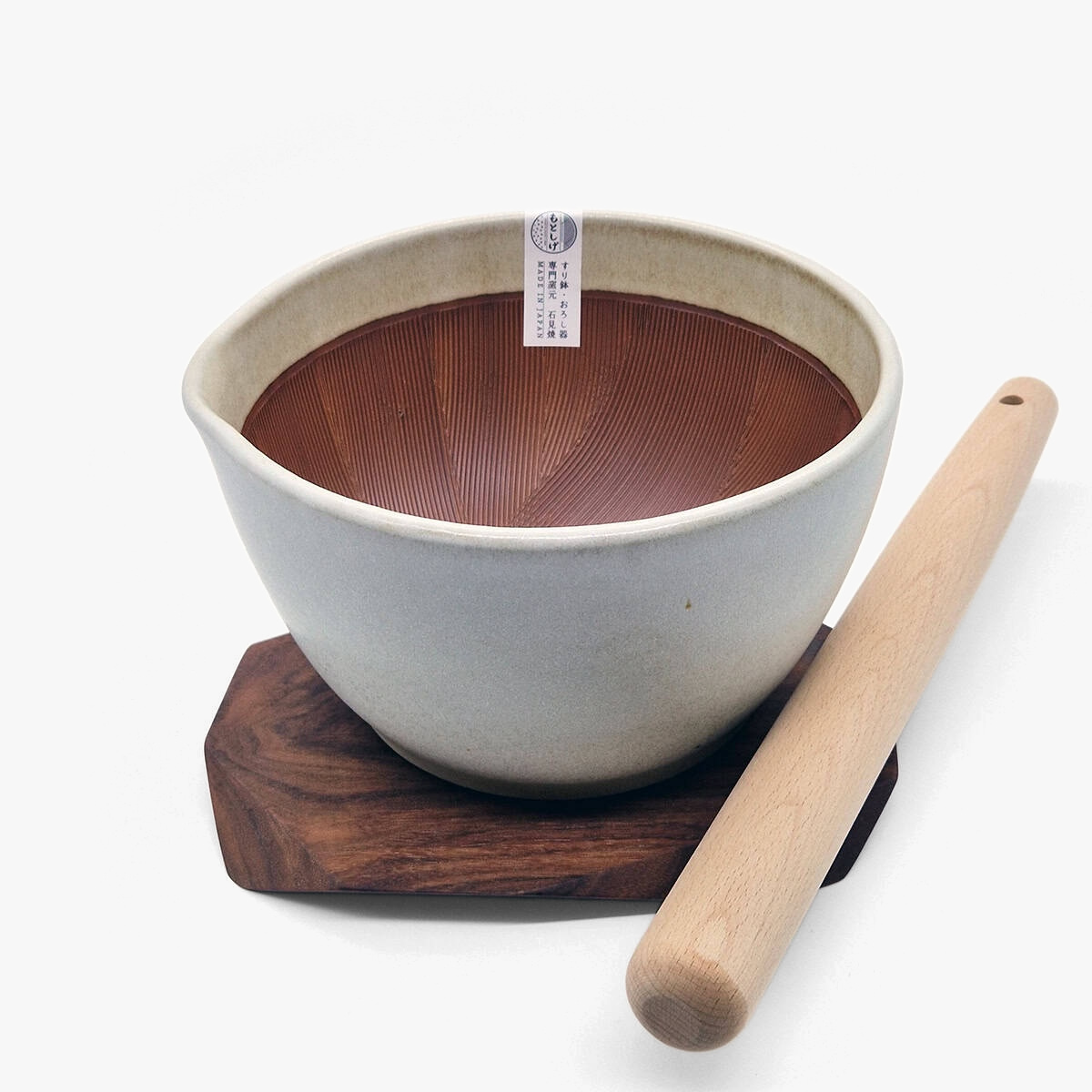 Japansk morter "Suribachi" - Størrelse 12cm diameter