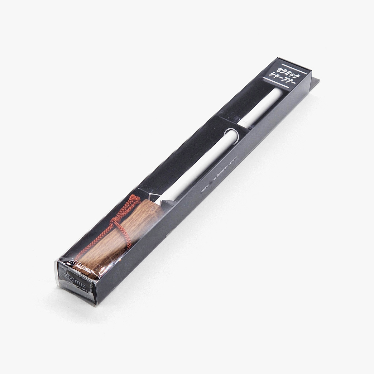 Knivsett MV, 2 deler: 18cm Kokkekniv og keramisk brynestav - MASAHIRO — bilde 7