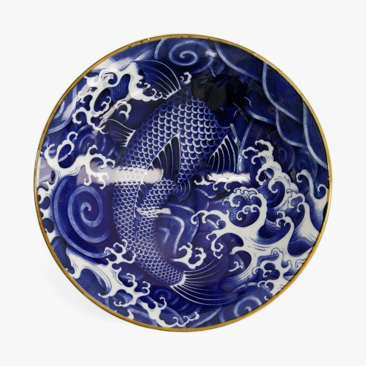 Japonism Carp Skål "Blue Menbachi Bowl" - Tokyo design studio — bilde 4