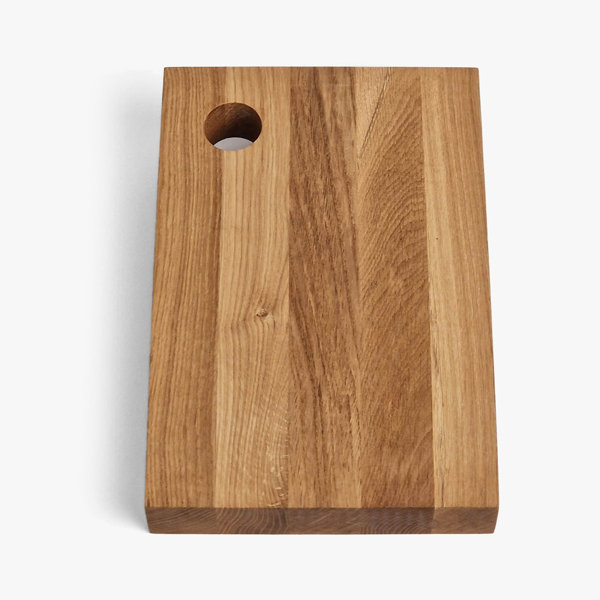 Skjærebrett (35 x 20 x 5cm) - tverrved, eik — bilde 1