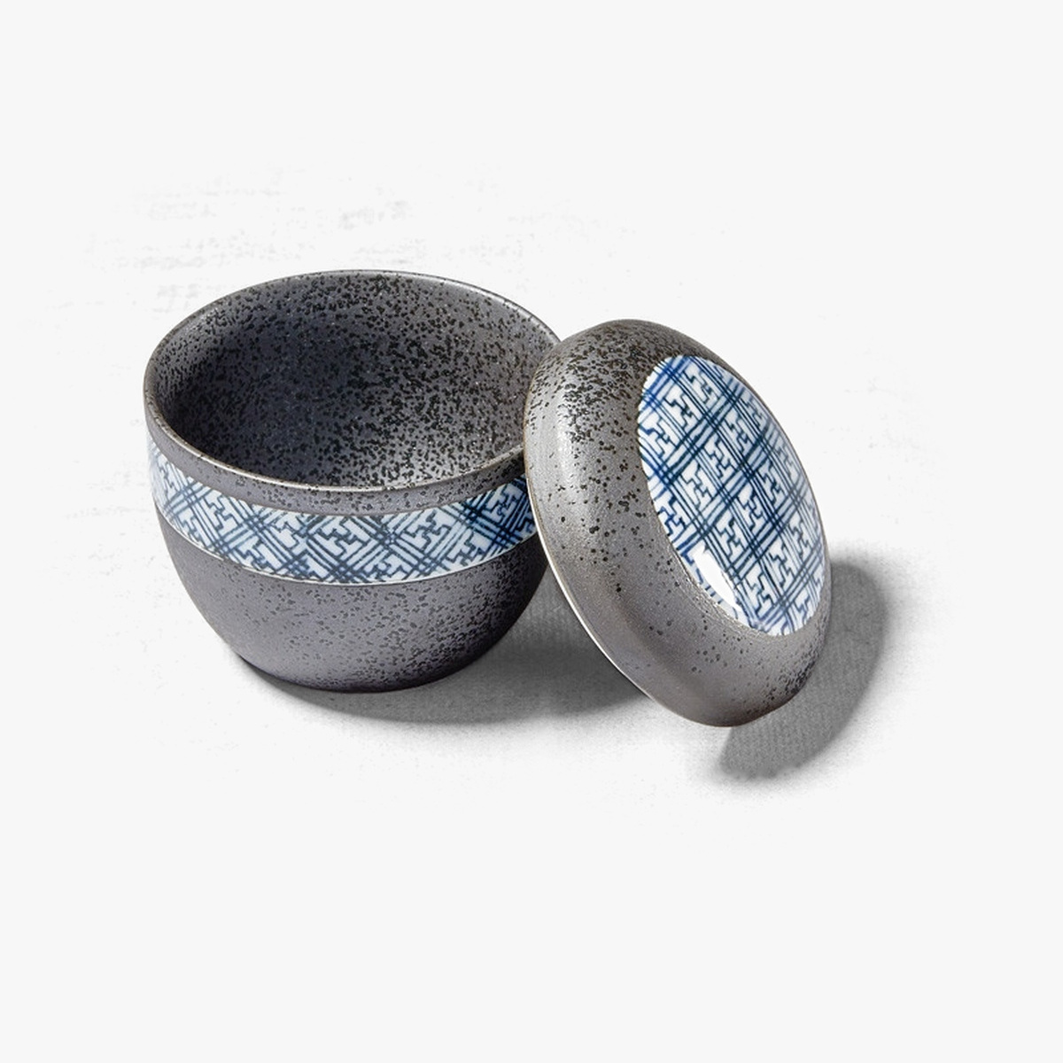 Skål "Chawan Mushi", svart- Nishikidori — bilde 2