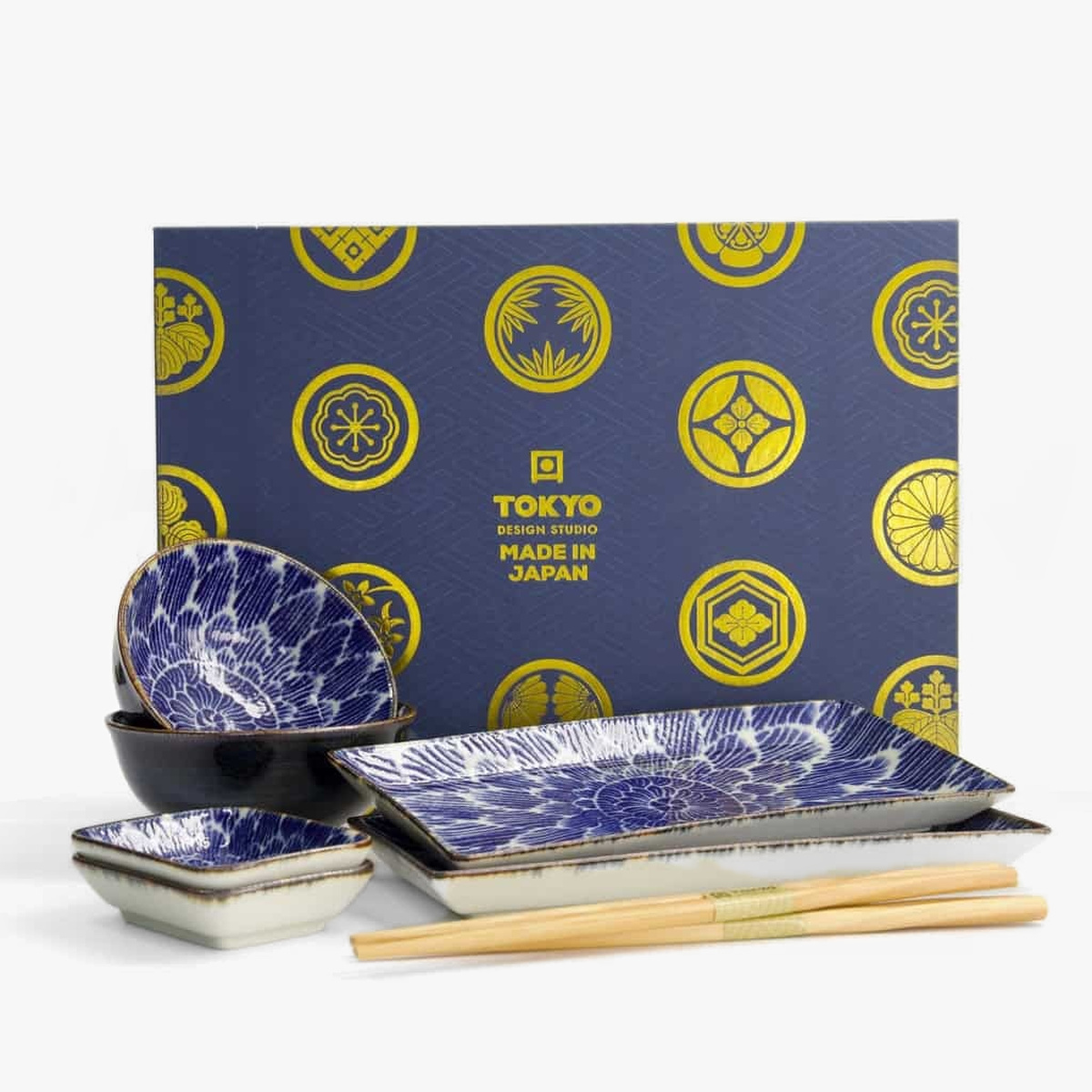 "Ohuke Dahlia" sushisett 8 deler i gaveeske – Tokyo design studio — bilde 3