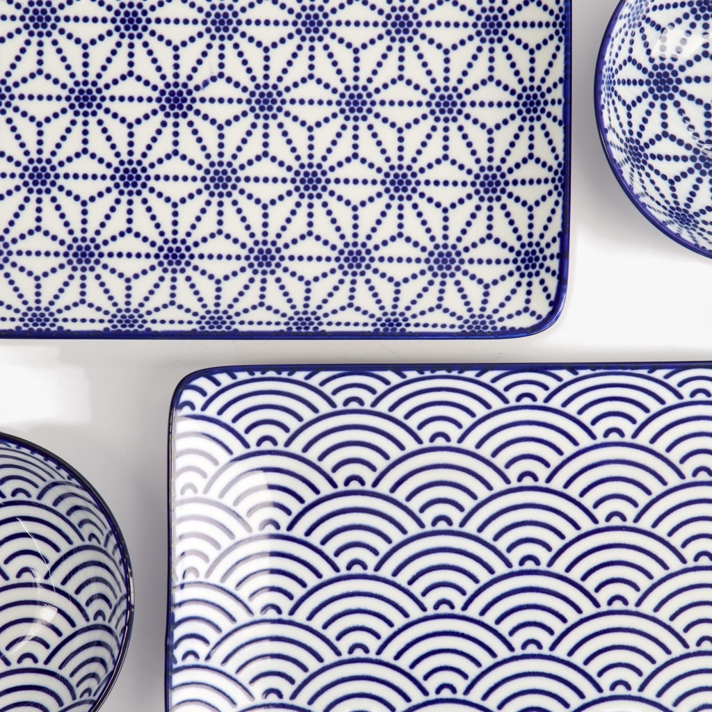 Gavesett, 6 deler, Nippon Blue "stars + wave" - Tokyo Design Studio — bilde 4