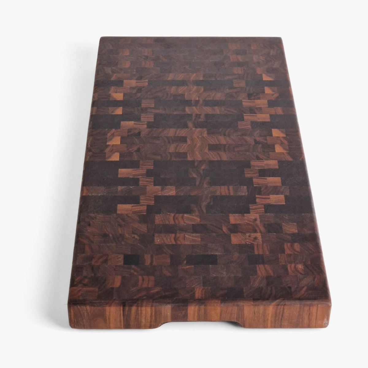 Skjærebrett (70 x 35 x 5cm) - endeved, stående stav, valnøtt — bilde 1