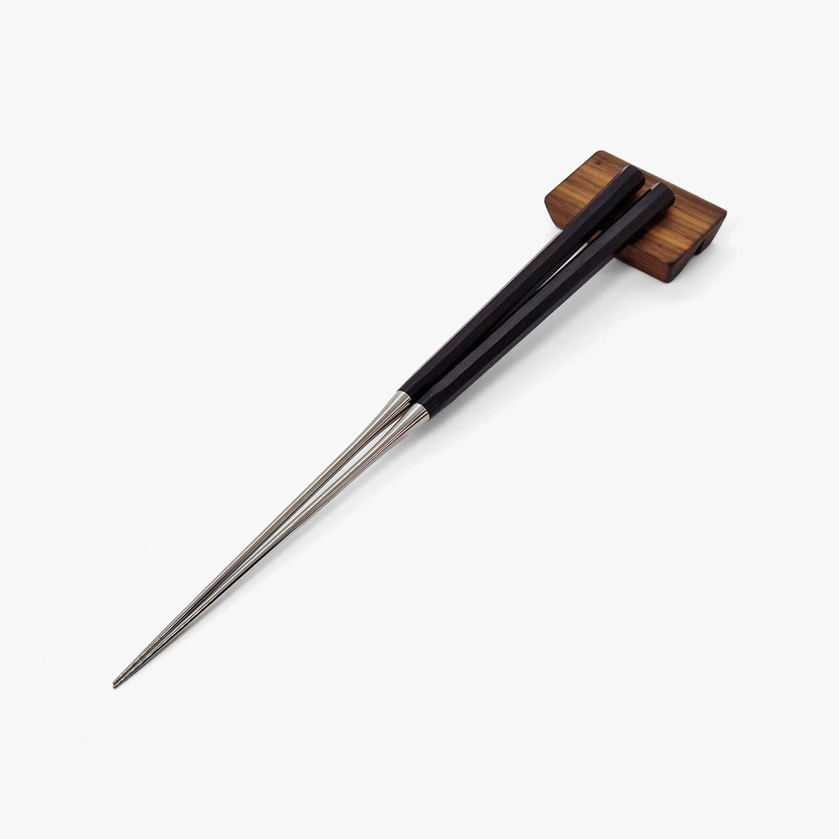 Moribashi, 18cm, pinner til plating med saya, ibenholt — bilde 5