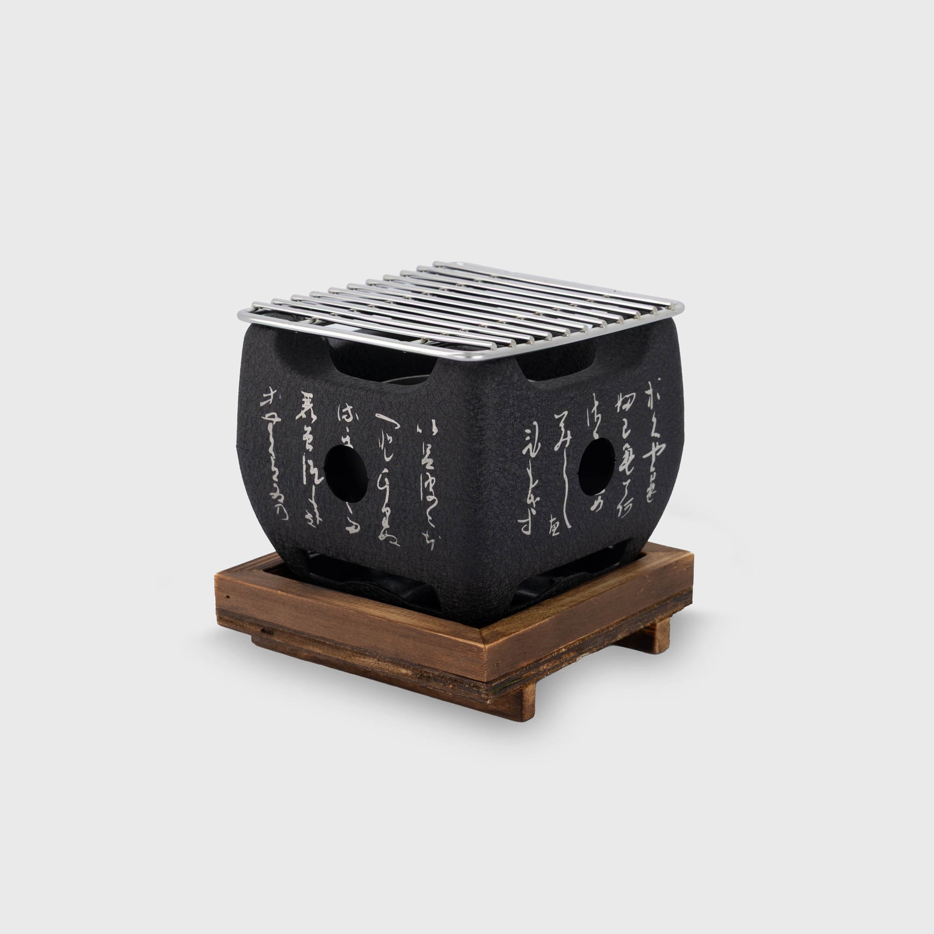 Japansk Bordgrill S (12x12x13.5cm) inkl trebase