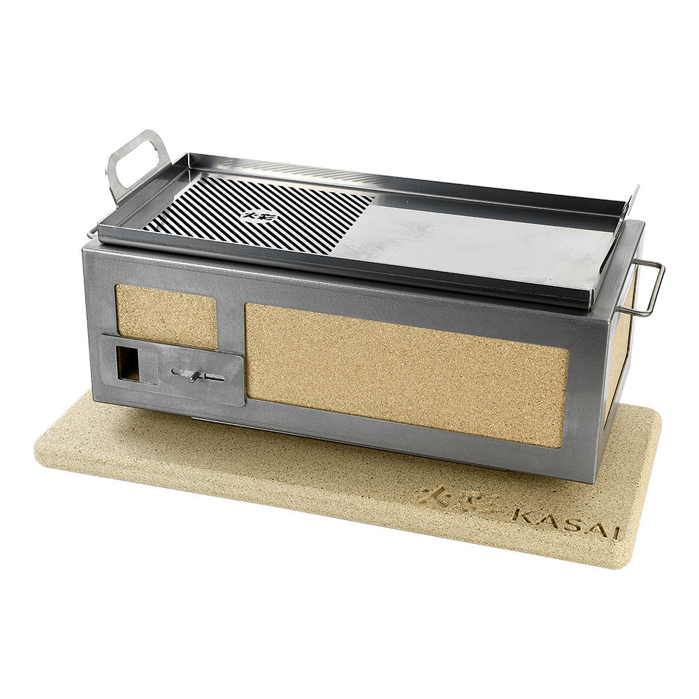 Delt stekeplate 50/50 til Kasai Medium lang – Kasai