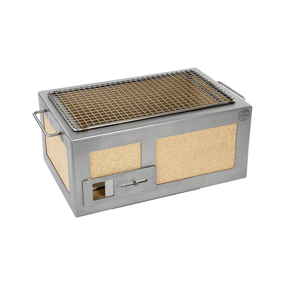 Konro-grill Liten, rustfritt stål, 40,5 x 26,5 cm – Kasai