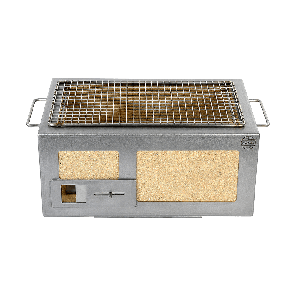 Konro-grill Liten, rustfritt stål, 40,5 x 26,5 cm – Kasai
