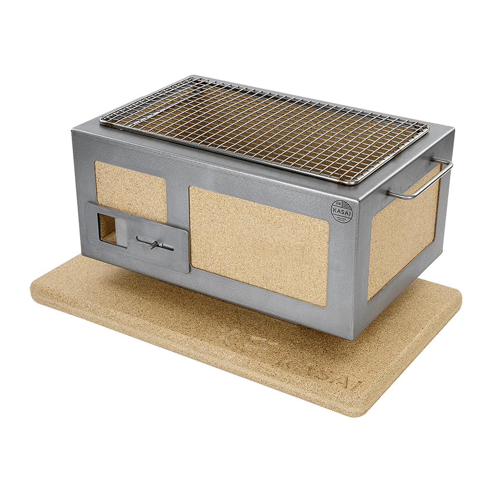 Konro-grill Liten, rustfritt stål, 40,5 x 26,5 cm – Kasai