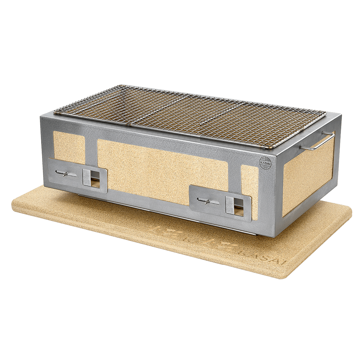 Konro-grill XL, rustfritt stål, 92 x 35,5 cm – Kasai