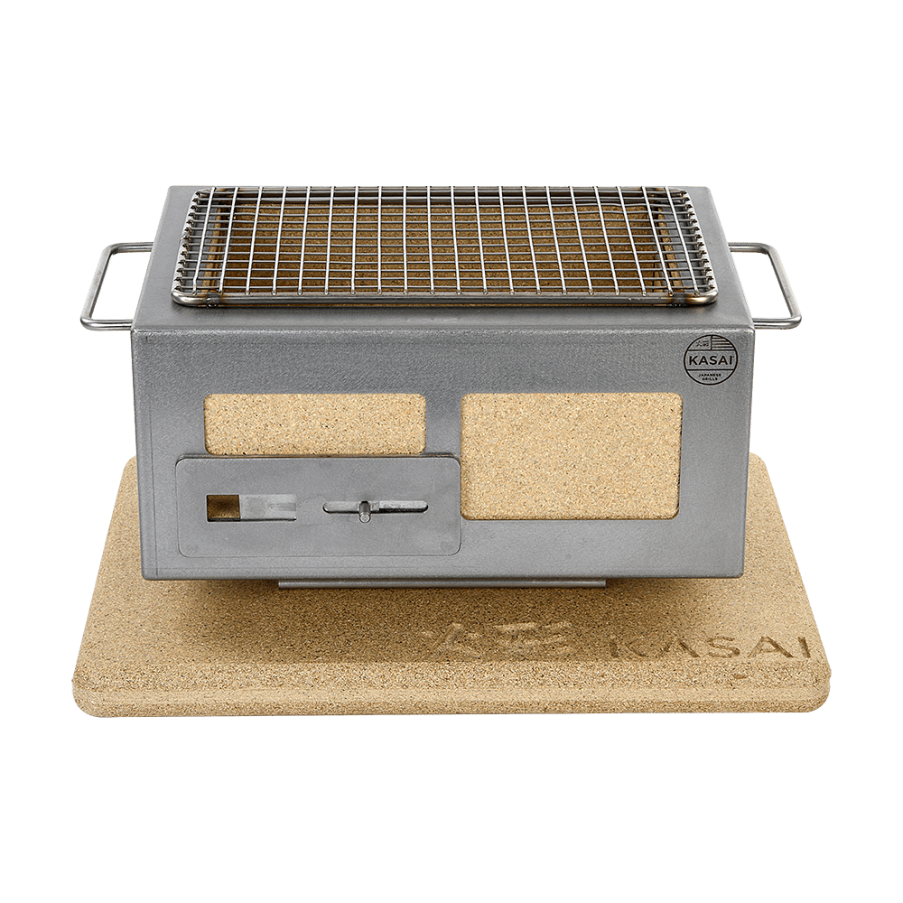 Konro-grill Nano, rustfritt stål, 31 x 23 cm – Kasai