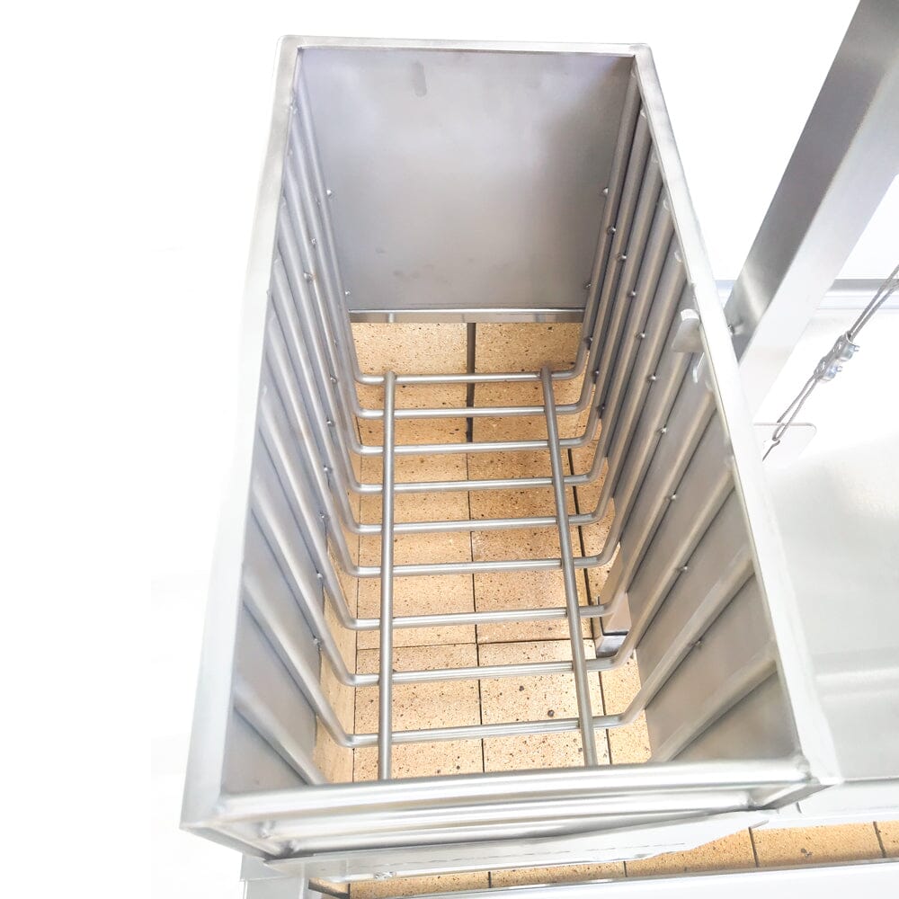 Argentinsk kullgrill for innbygging, BBQ05 – TAGWOOD