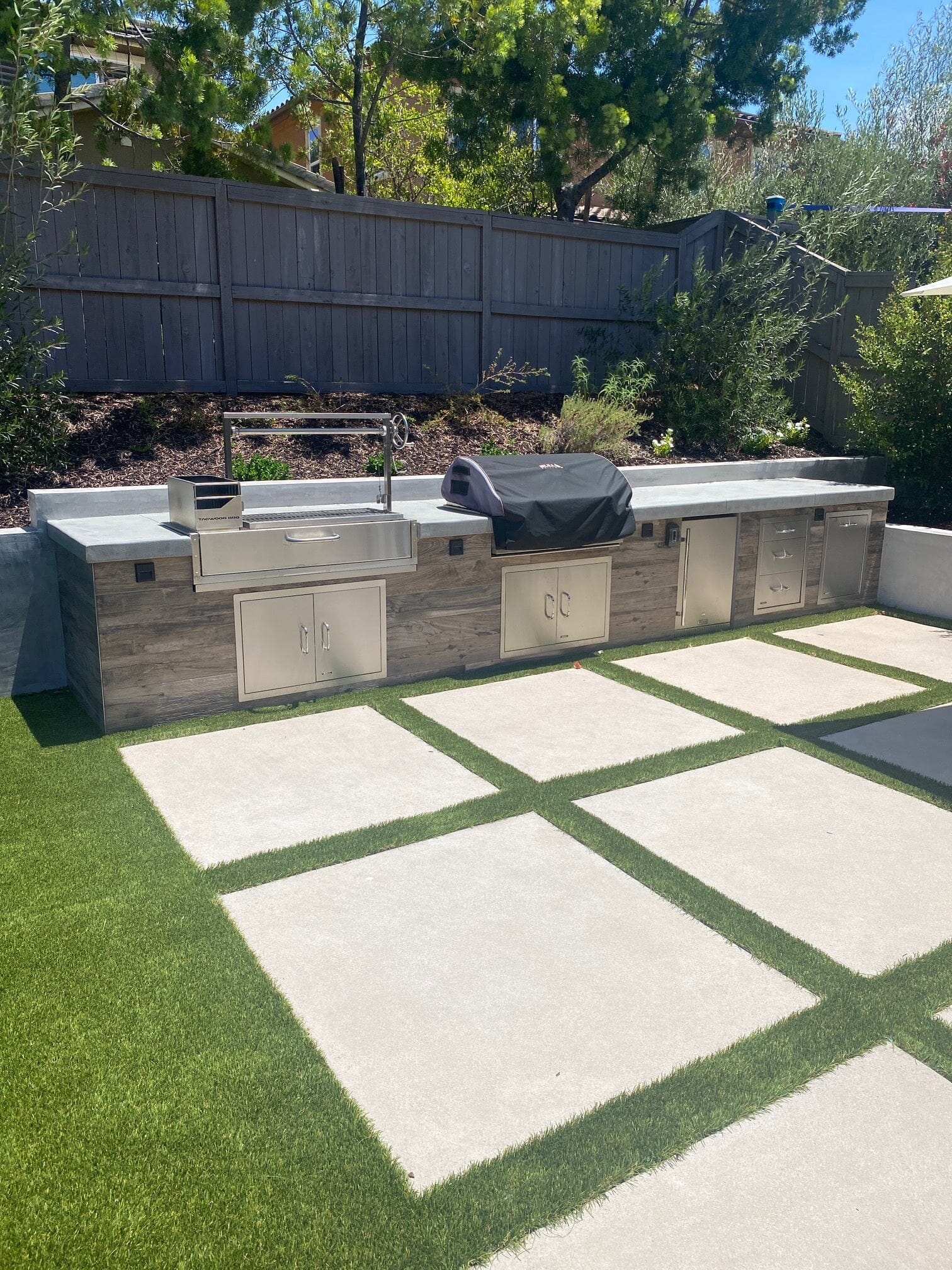 Argentinsk kullgrill for innbygging, BBQ05 – TAGWOOD